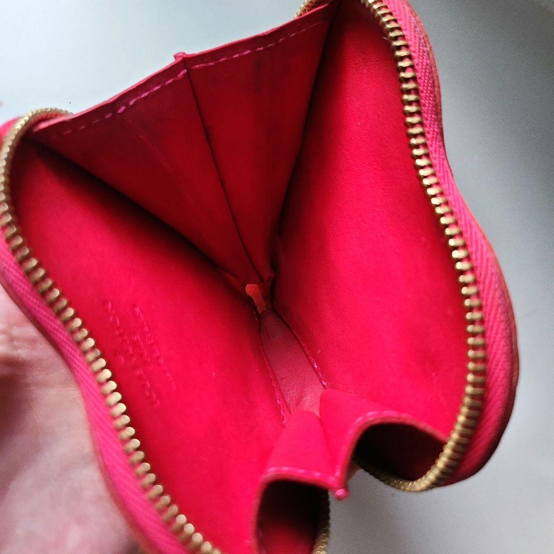 ルイヴィトン モノグラム ヴェルニ ポルトモネクール　ハート ケース