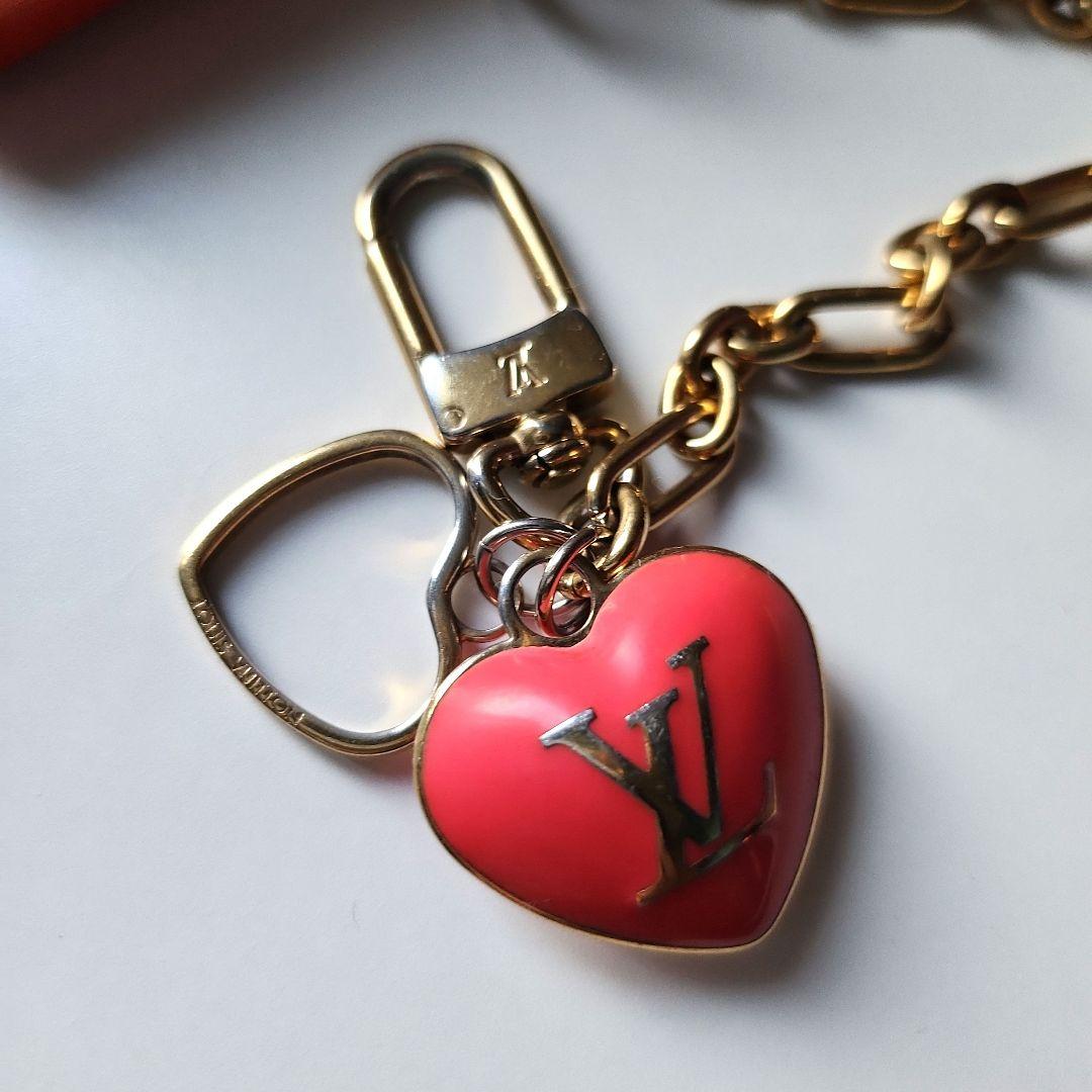 ルイヴィトン モノグラム ヴェルニ ポルトモネクール　ハート ケース