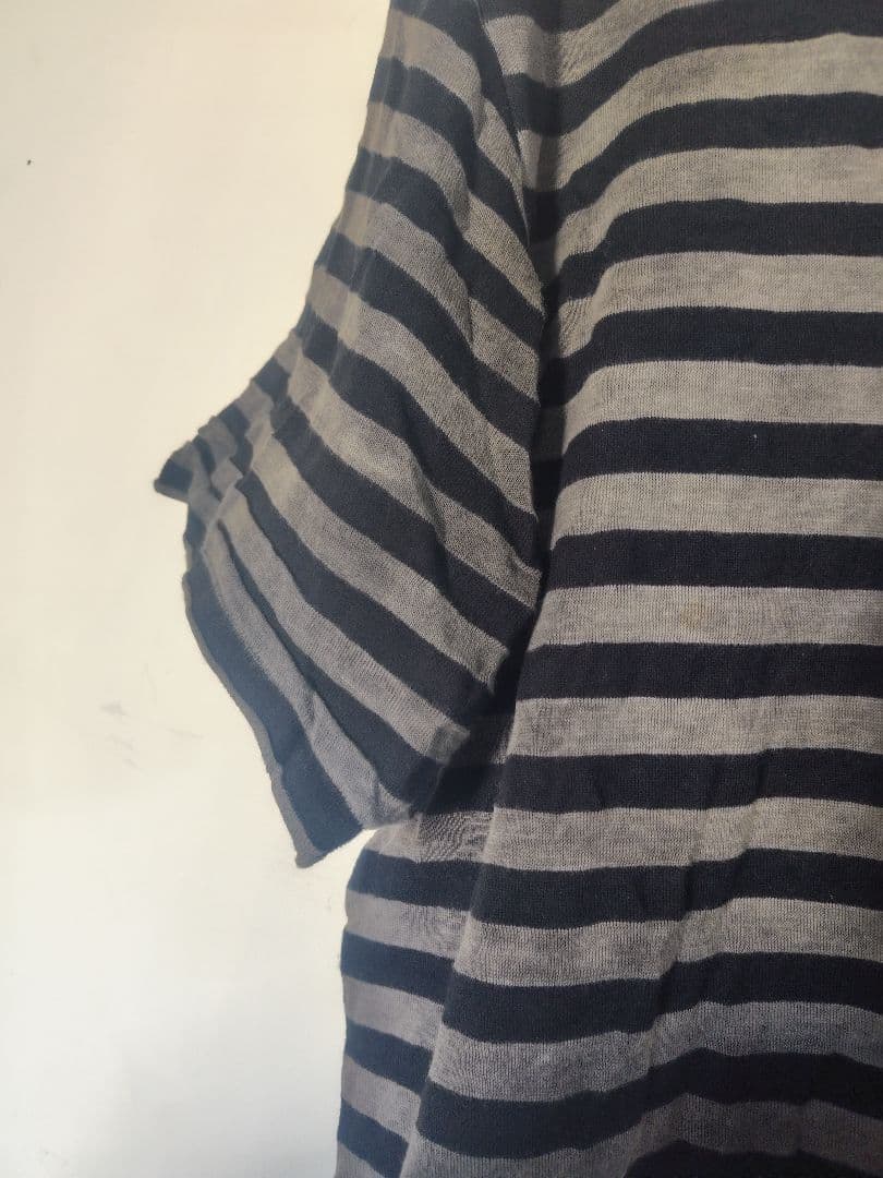 12SSヨウジオム ボーダーTシャツ Yohji Yamamoto