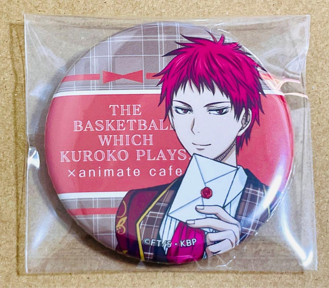 黒子のバスケ アニメイトカフェ クランチ バレンタイン 缶バッジ 赤司征十郎