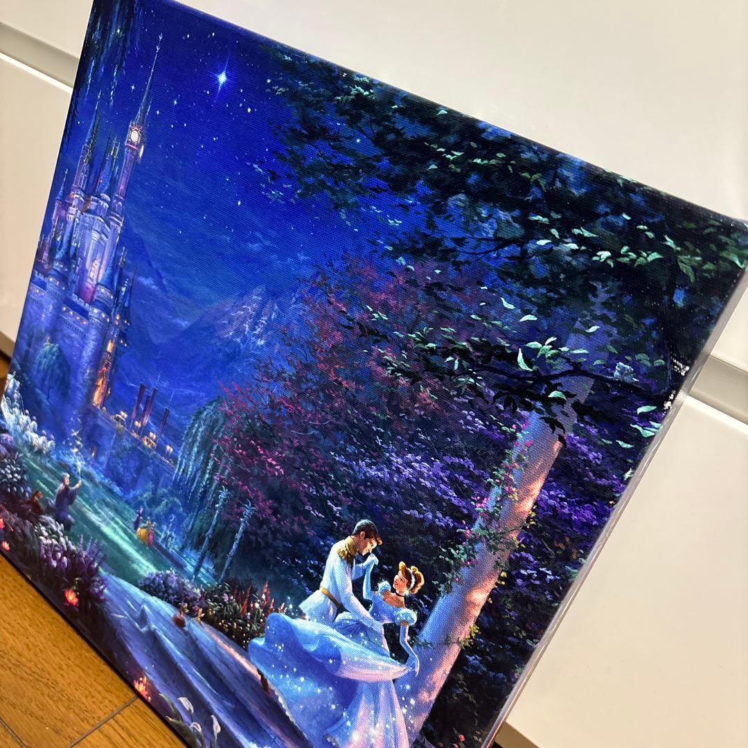 トーマスキンケード　ディズニー　シンデレラ　キャンバス　アート　絵画