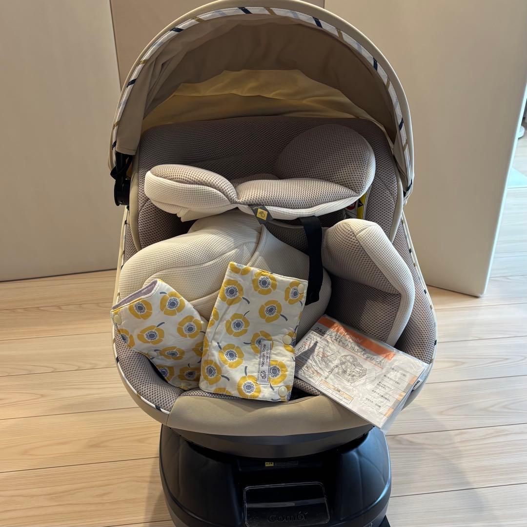 コンビ　チャイルドシート　ISOFIX 人気色ベージュ
