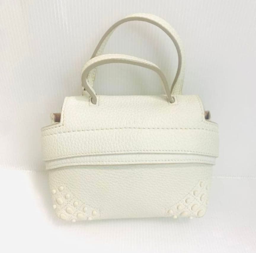 【特価品】TOD'S トッズ マイクロバッグ ウェーブバッグ ホワイト 白