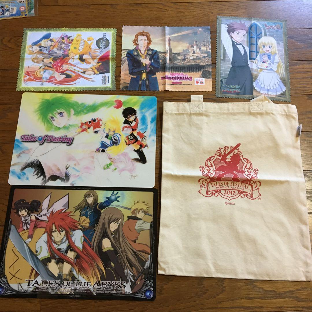 送料込み　テイルズ　うちわ　カード　缶バッジ　タオル　マスコット　グッズ　セット