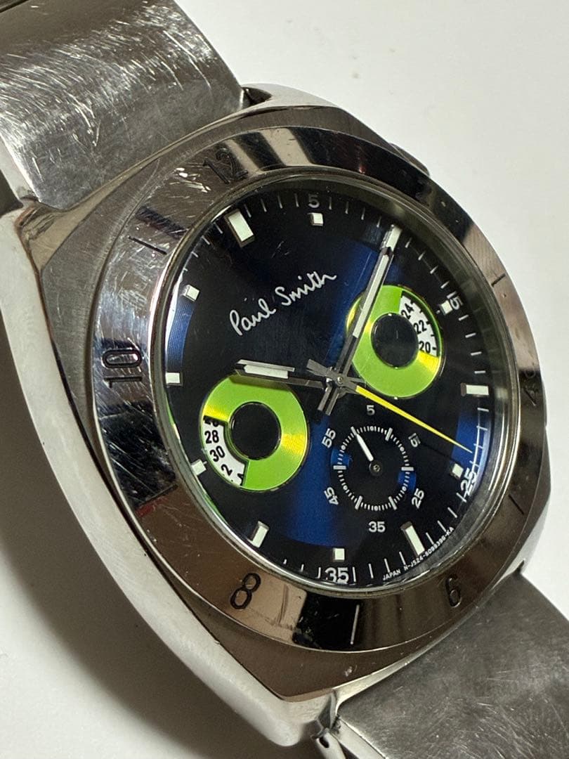 ポールスミス　フクロウ　クロノグラフ　メンズ腕時計