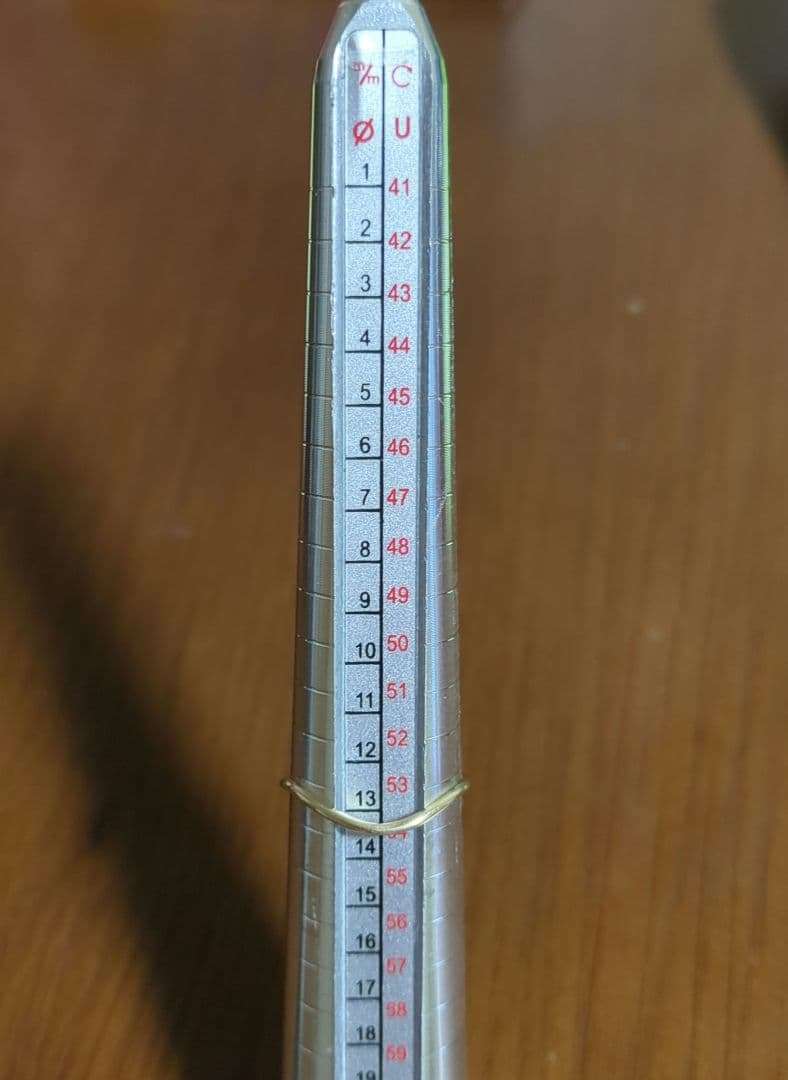 ete　K10YGレイヤードウェーヴリング