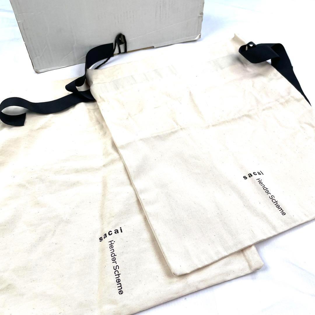 【超神レア】 Hender Scheme SACAI コンバットブーツ カーキ