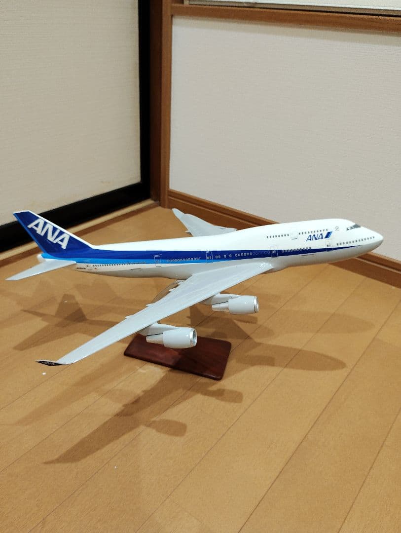 お値下げ 飛行機模型 ANA ボーイング747
