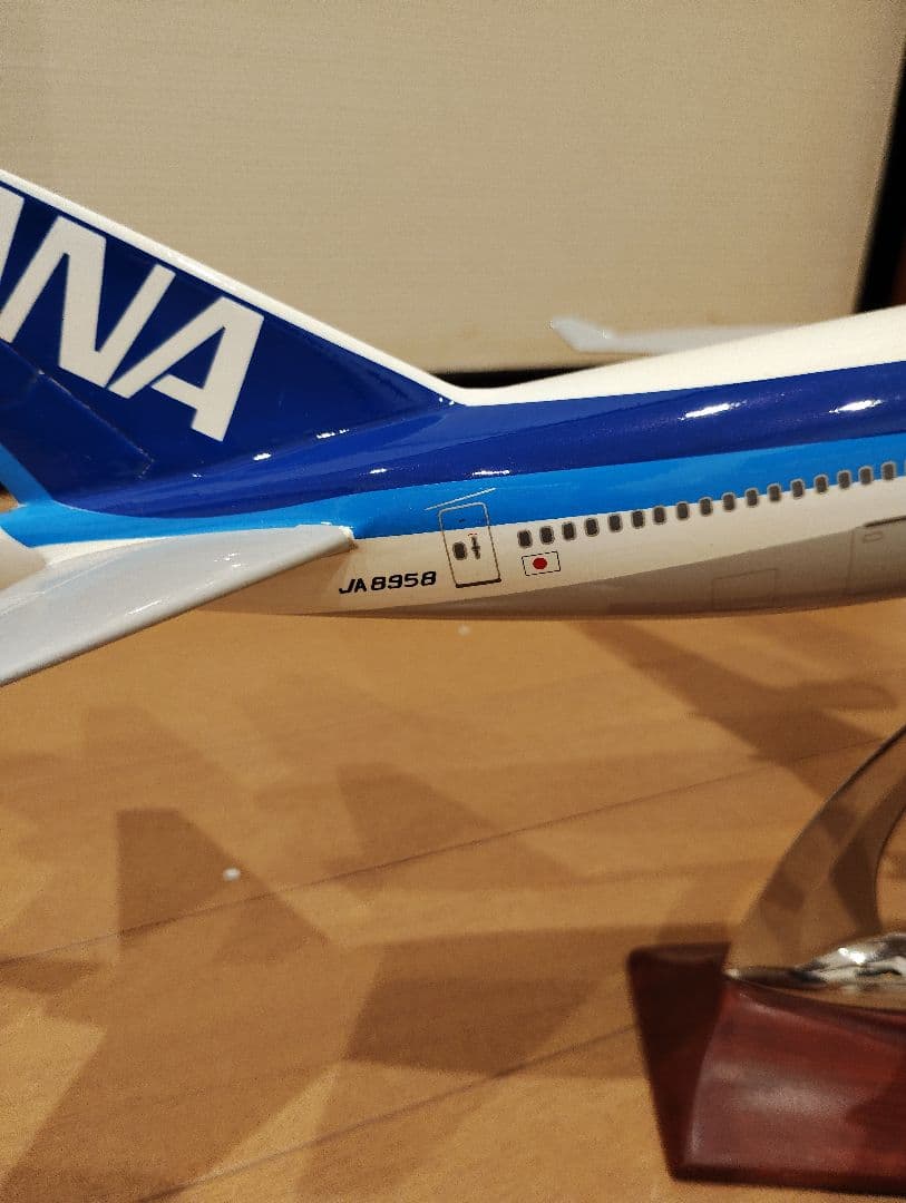 お値下げ 飛行機模型 ANA ボーイング747