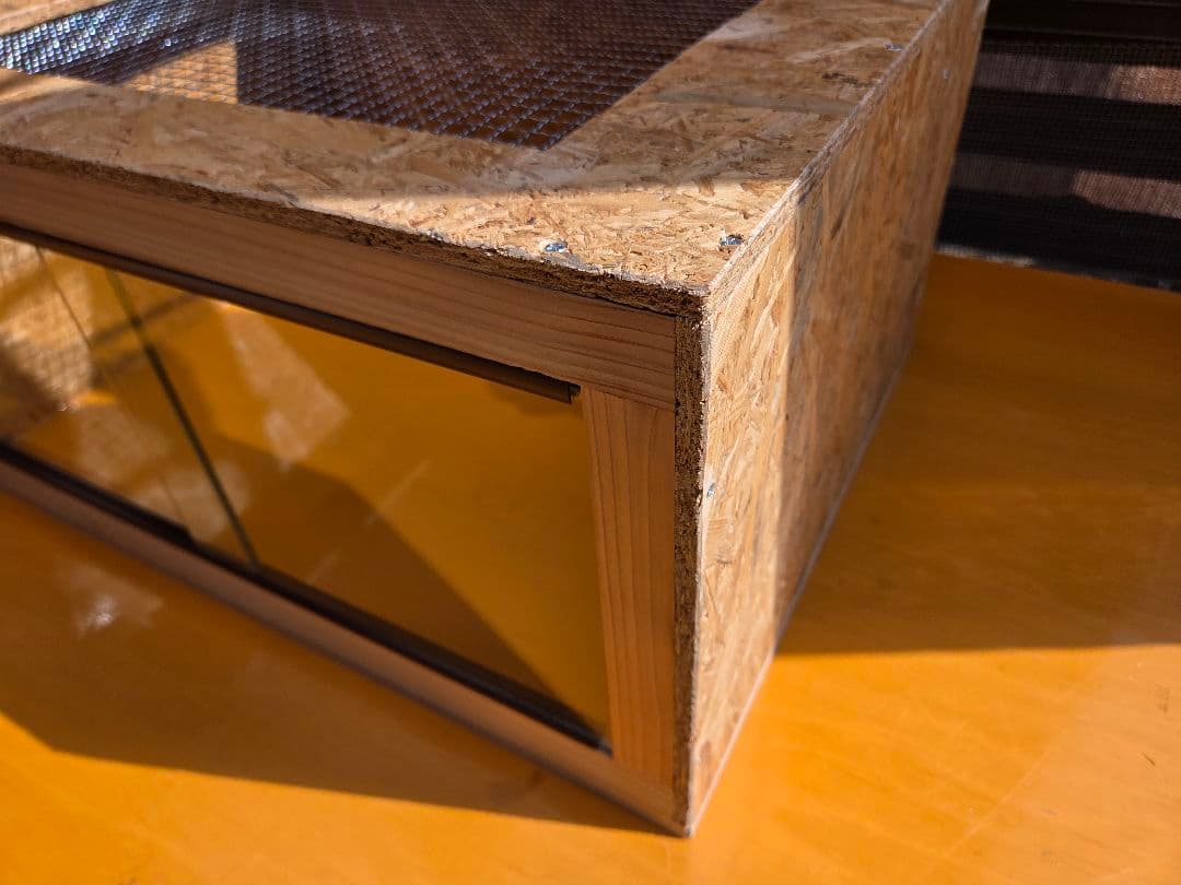 【受注制作】爬虫類ケージ　幅60 × 奥行45(調整可) × 高さ30cm