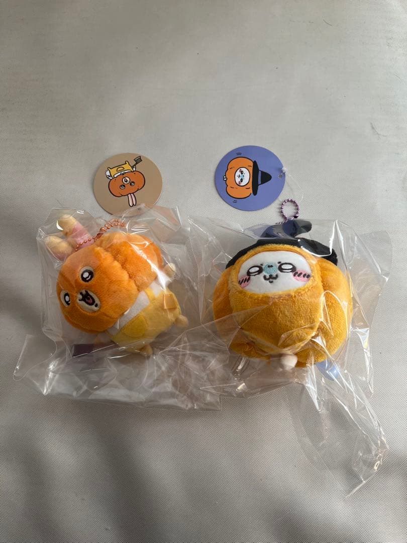 【新品未開封】　ちいかわ仮装たのしい〜 かぼちゃうさぎ、かぼちゃモモンガセット