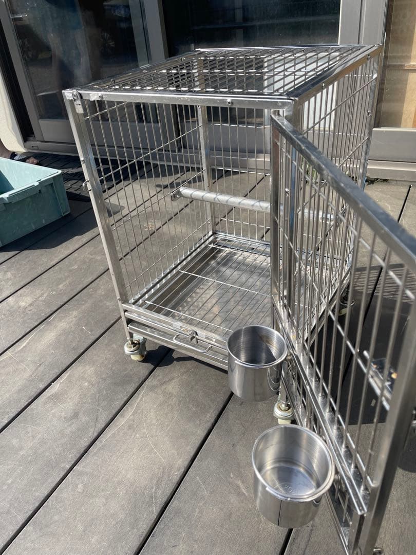 ステンレス製鳥用ケージ