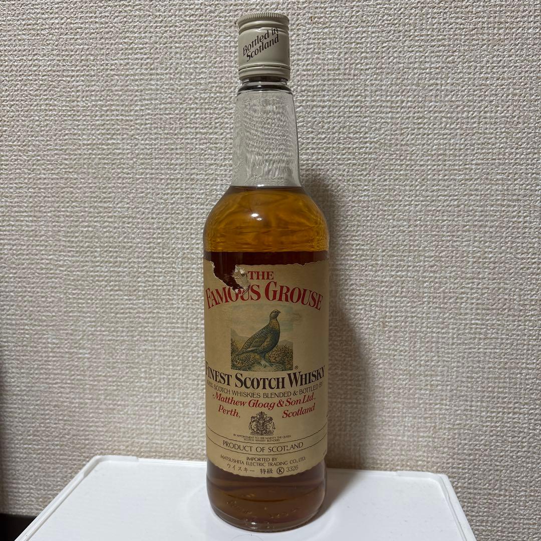 ウイスキー　3本セット　FAMOUS GROUSE カティーサーク　他