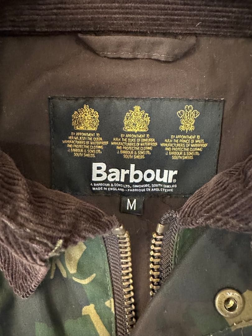 Barbour バブアー 迷彩 イングランド製 ビデイル サンプル品 M
