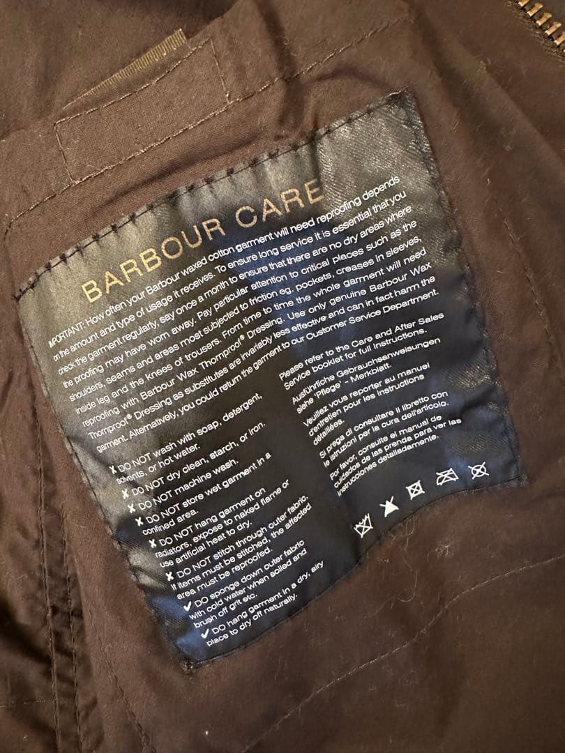 Barbour バブアー 迷彩 イングランド製 ビデイル サンプル品 M