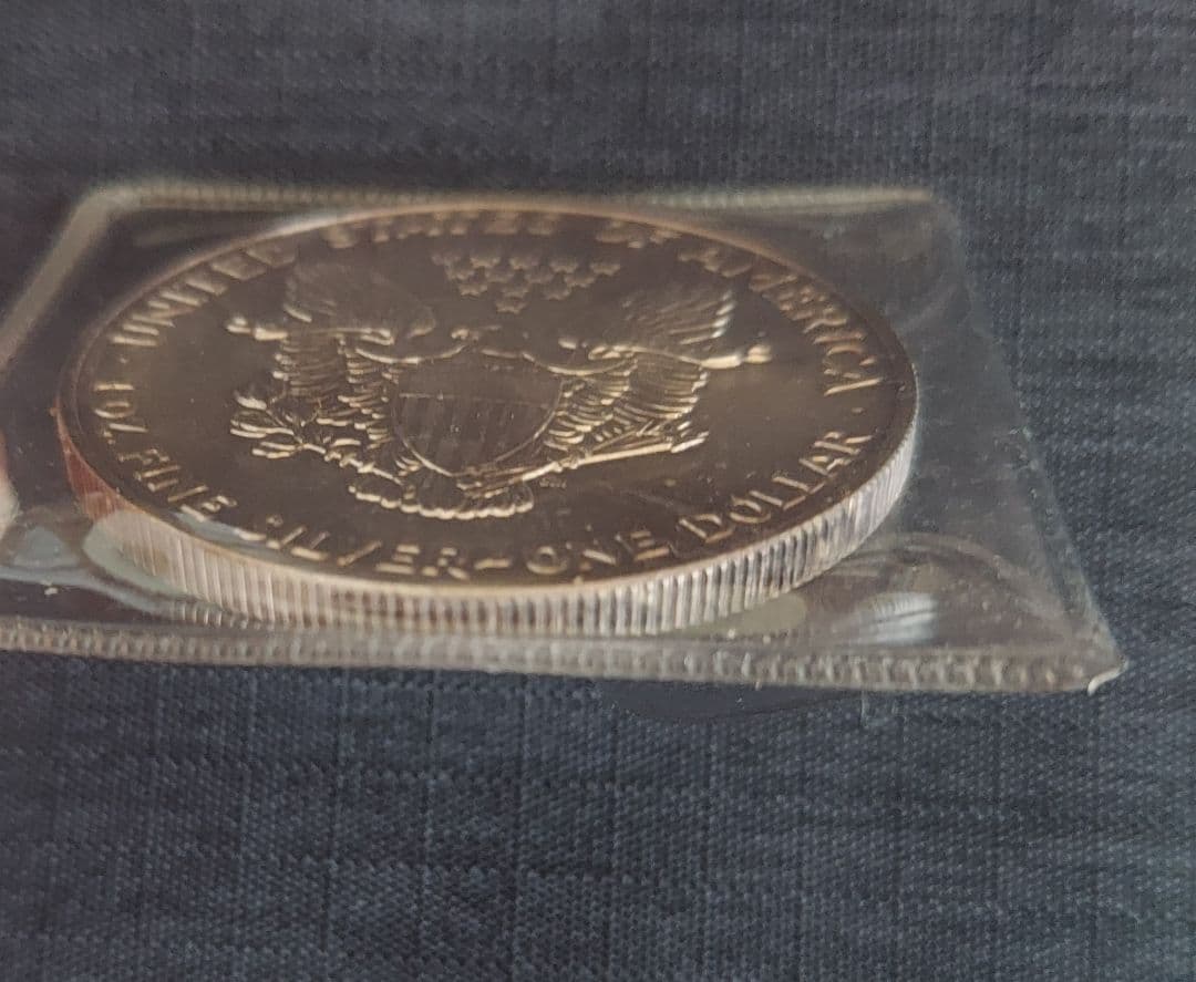 1990年　アメリカ　1ドル銀貨　イーグル銀貨 1オンス　シルバー銀貨