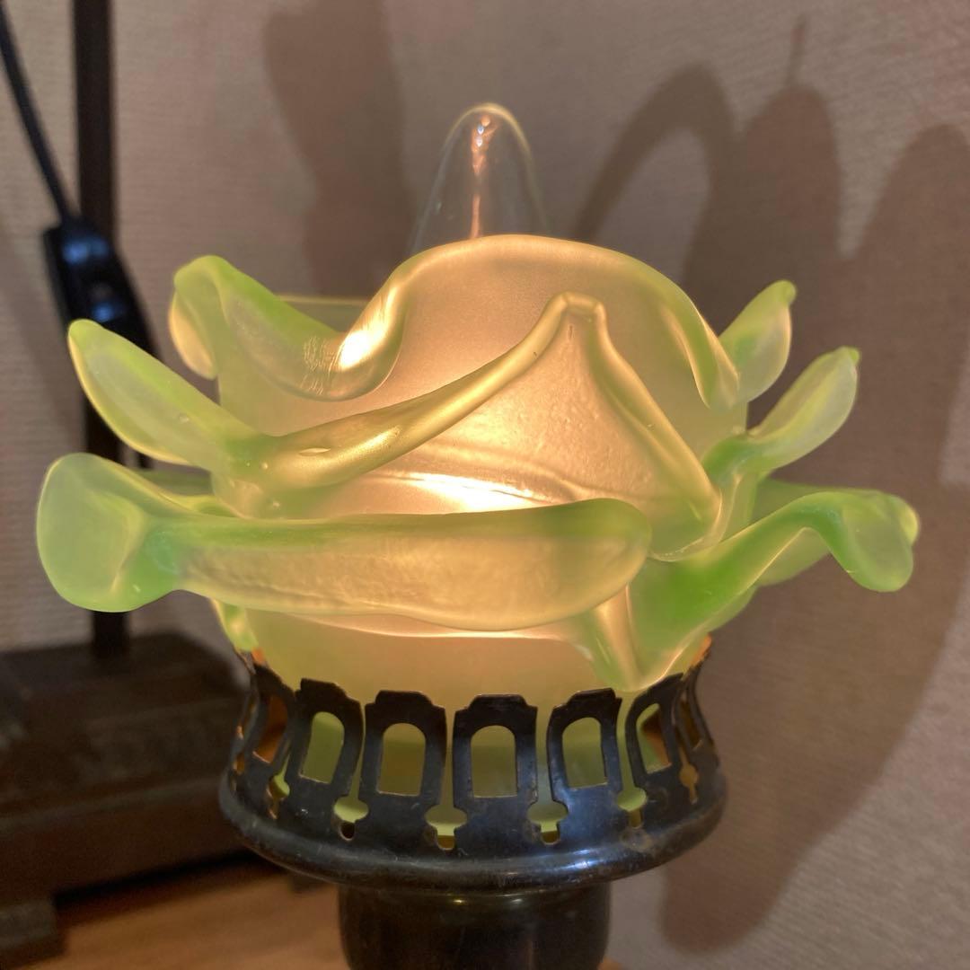 （予約専用⭐︎）ミニシャンデリア　フランスアンティークとローズシェード