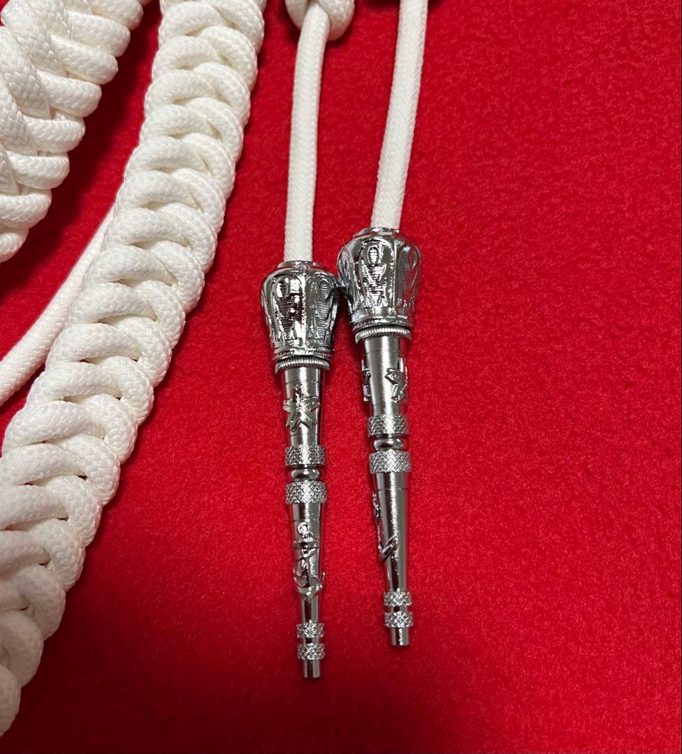 日本海軍　副官飾緒　精巧複製品　白絹製