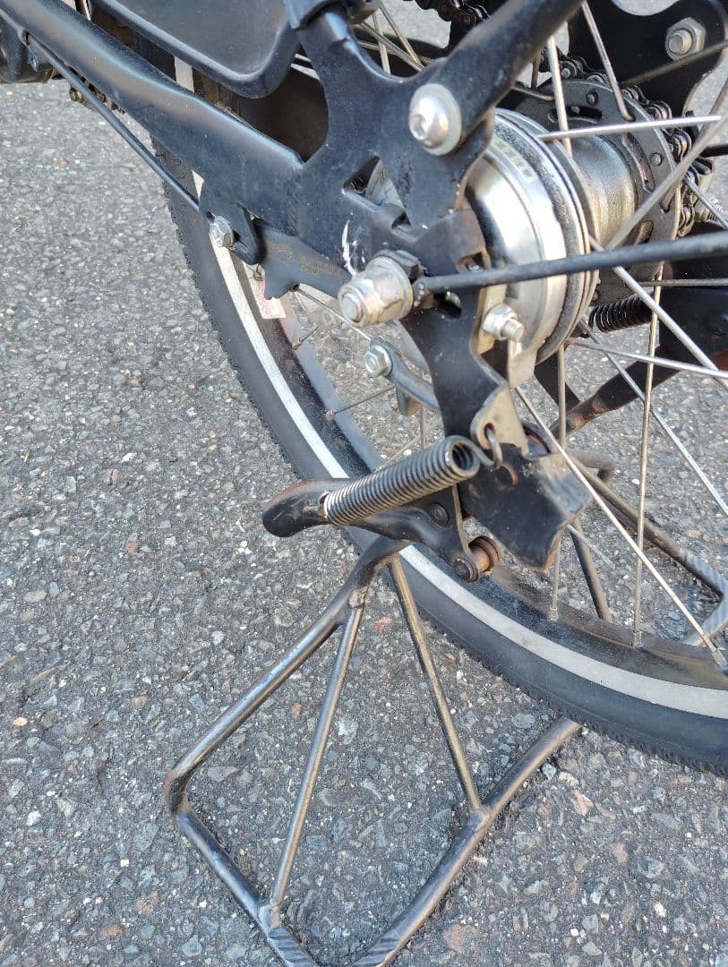 【引き取り限定・ジャンク扱い】中古ブラック電動アシスト自転車