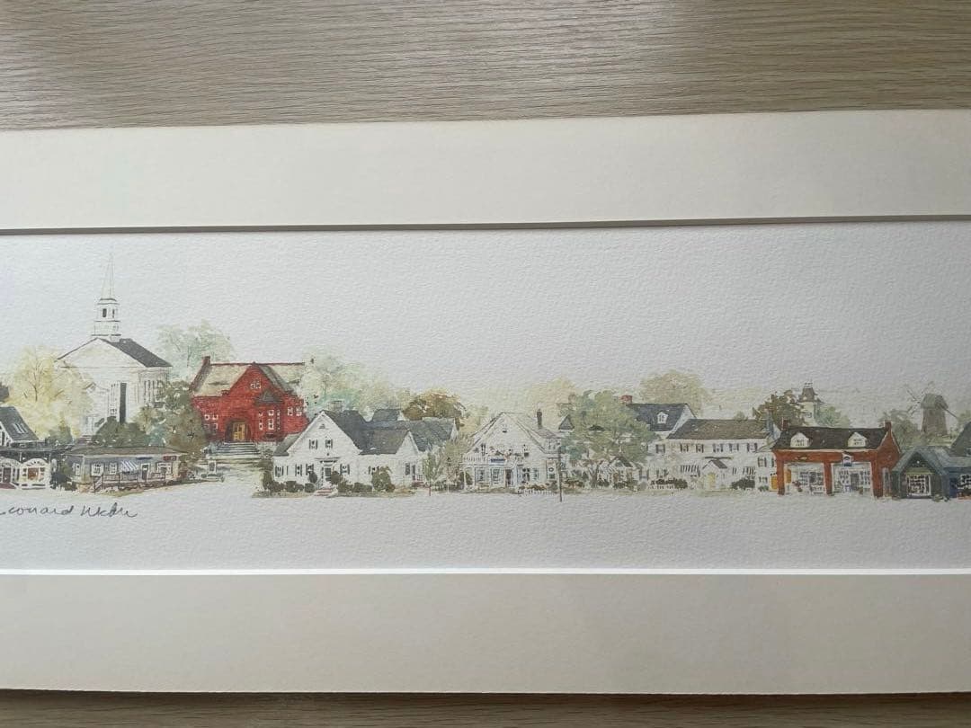 レオナルドウェーバー チャットハム リトグラフ Edition 210/350