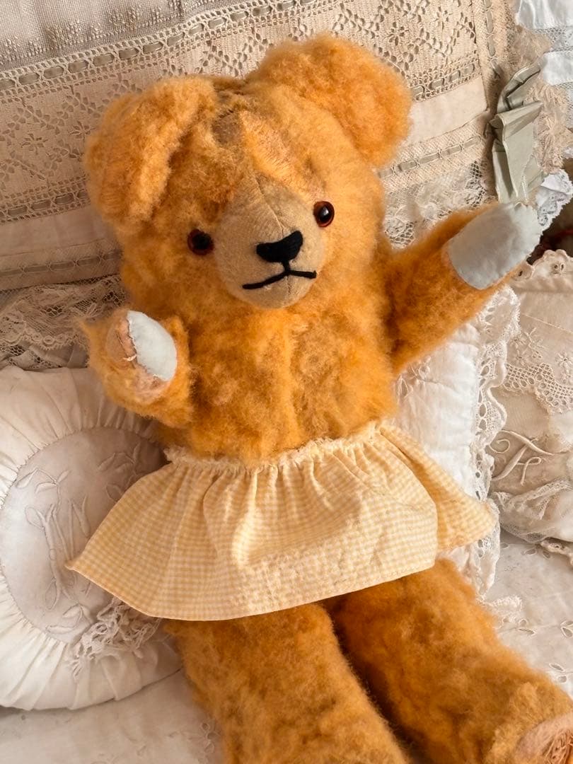 ドイツ　ʕ•ᴥ•ʔ ヴィンテージベア　アンティークベア　アンティークテディベア