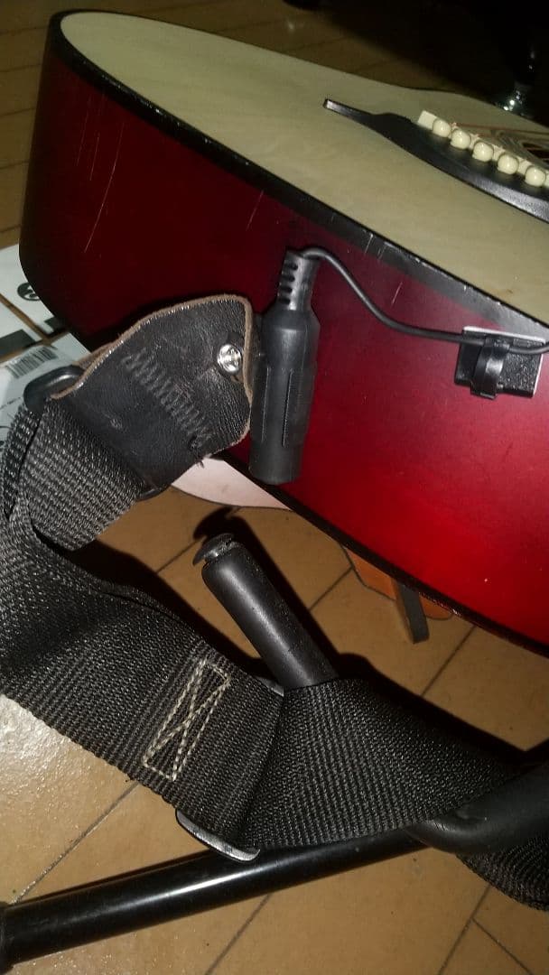 Y*売様 usedアコースティックギター /マイク・ギグケース・木製スタンド・ス