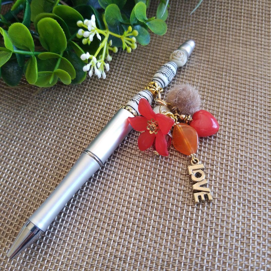 カスタムボールペン　　赤が好き♡　nえ