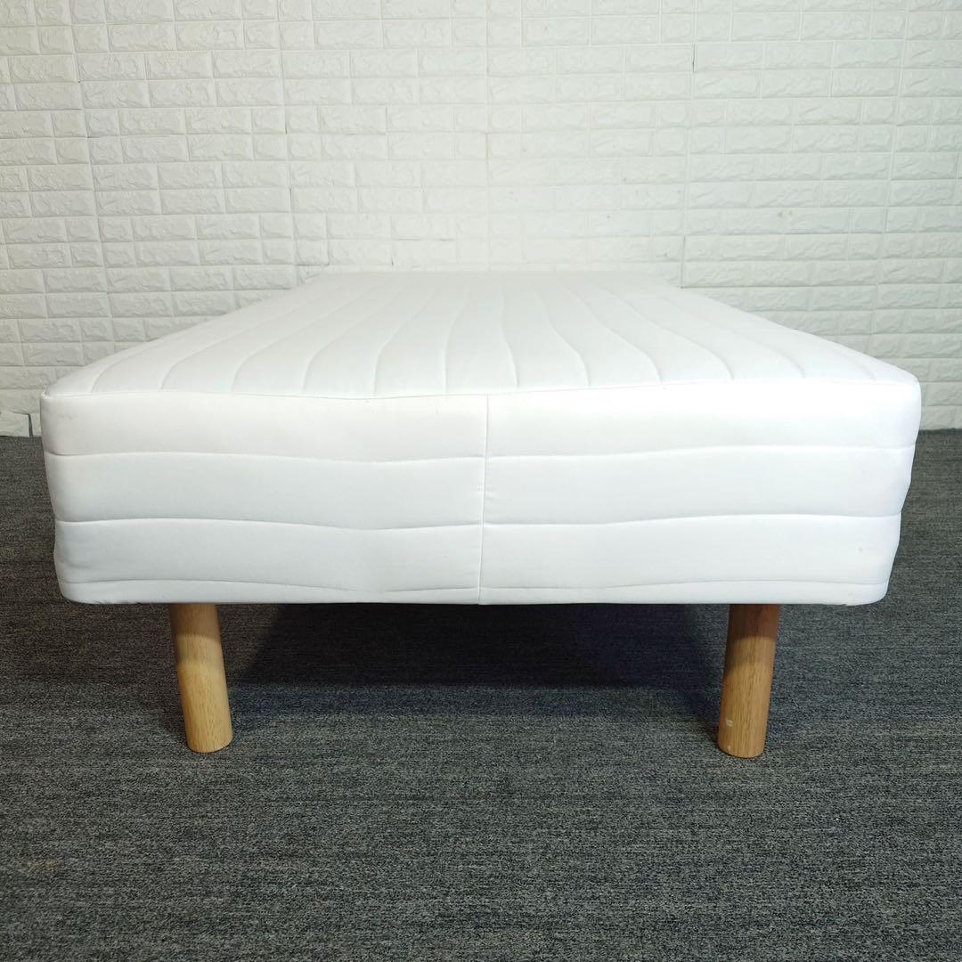 無印良品 脚付きマットレス ポケットコイル シングルサイズ 寝具 D027