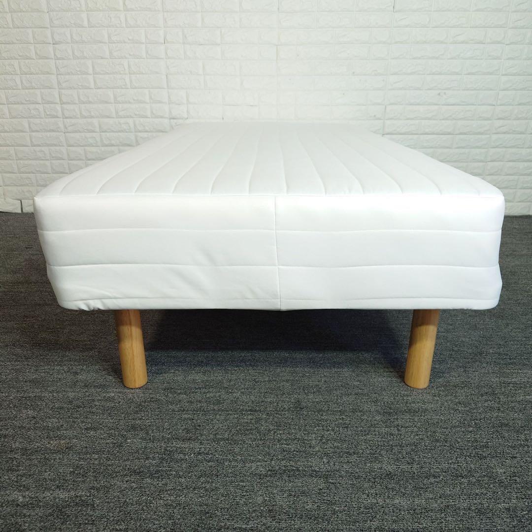 無印良品 脚付きマットレス ポケットコイル シングルサイズ 寝具 D027