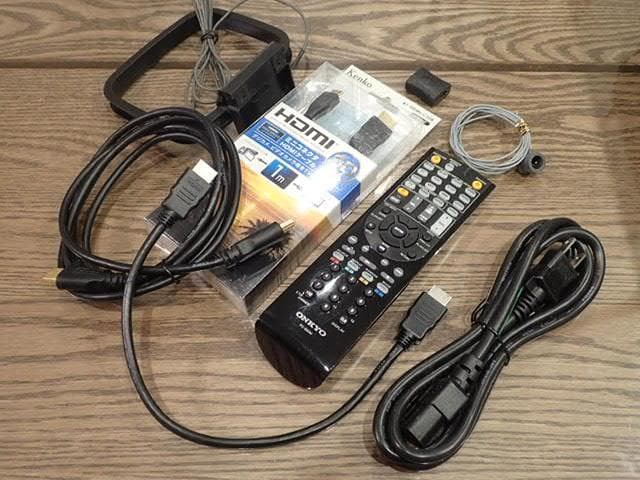 ONKYO AVアンプ TX-NR838 純正リモコン他多数・美品・快調・美音