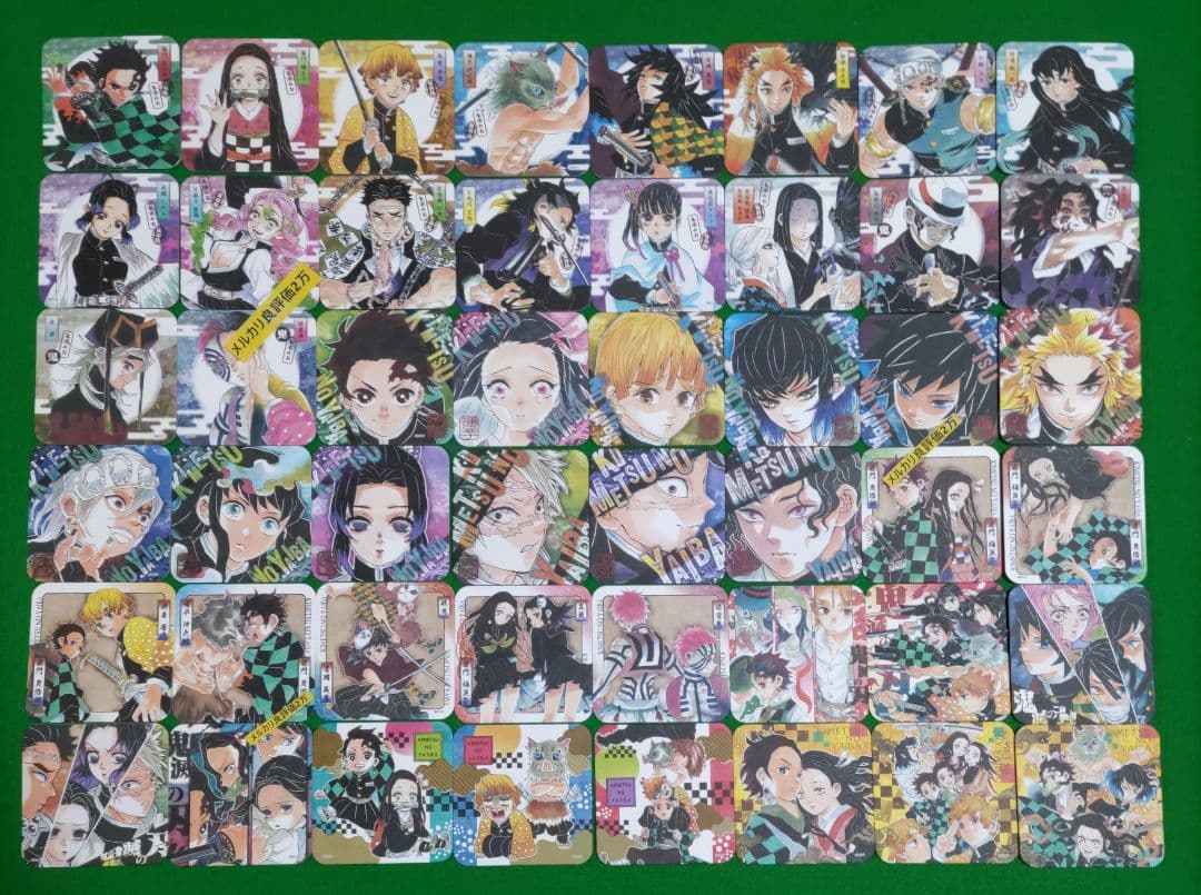 ⑤⑳ 鬼滅の刃　アートコースター　第1弾　45種+BOX特典3種　コンプリート