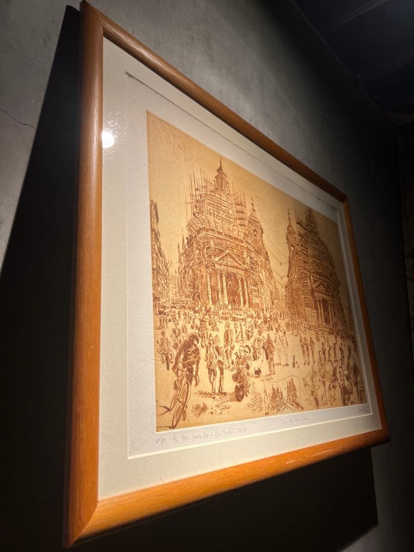 精密エッチング【Piazza del Popolo - Roma】88部限定