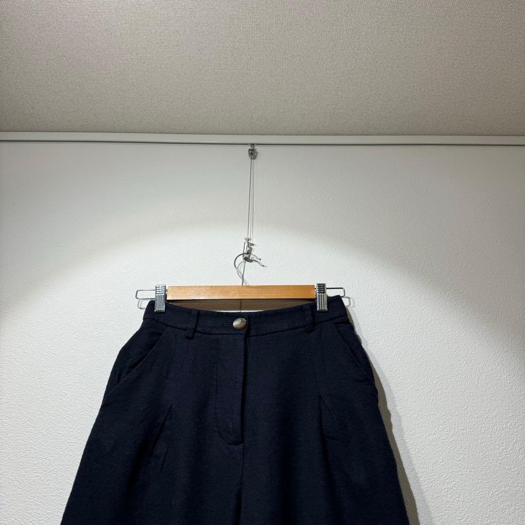 希少 ヴィヴィアンウエストウッドレッドレーベル 上質 クロップド タックパンツ