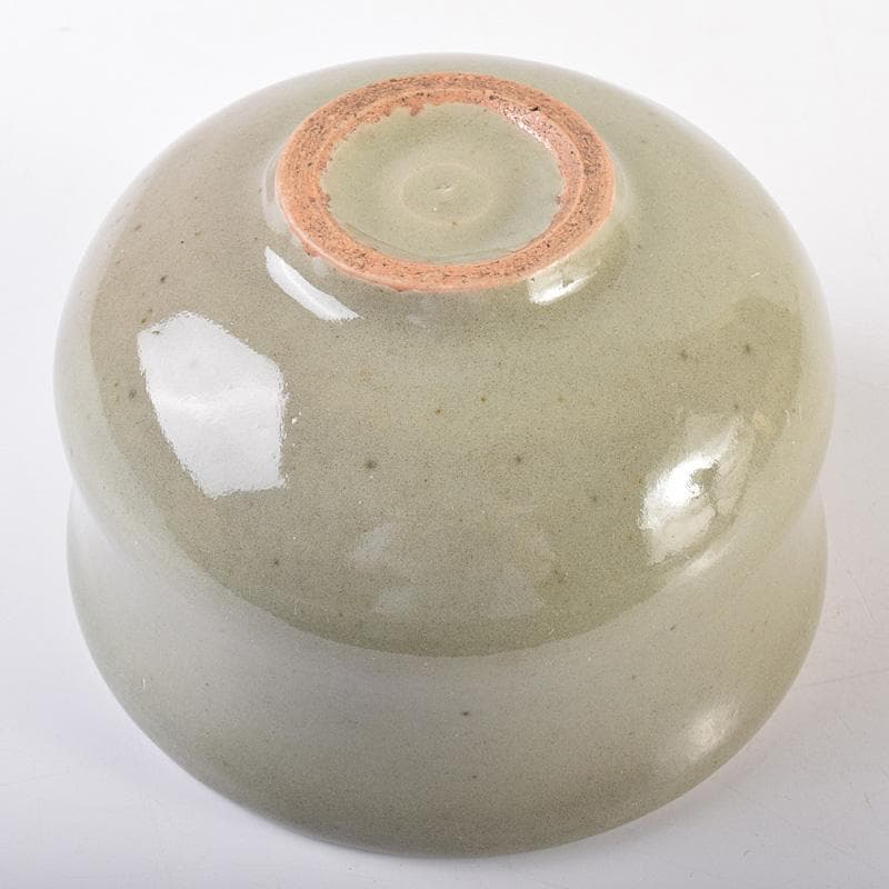 中国　龍泉窯　青磁　茶碗　時代箱　V　R7618