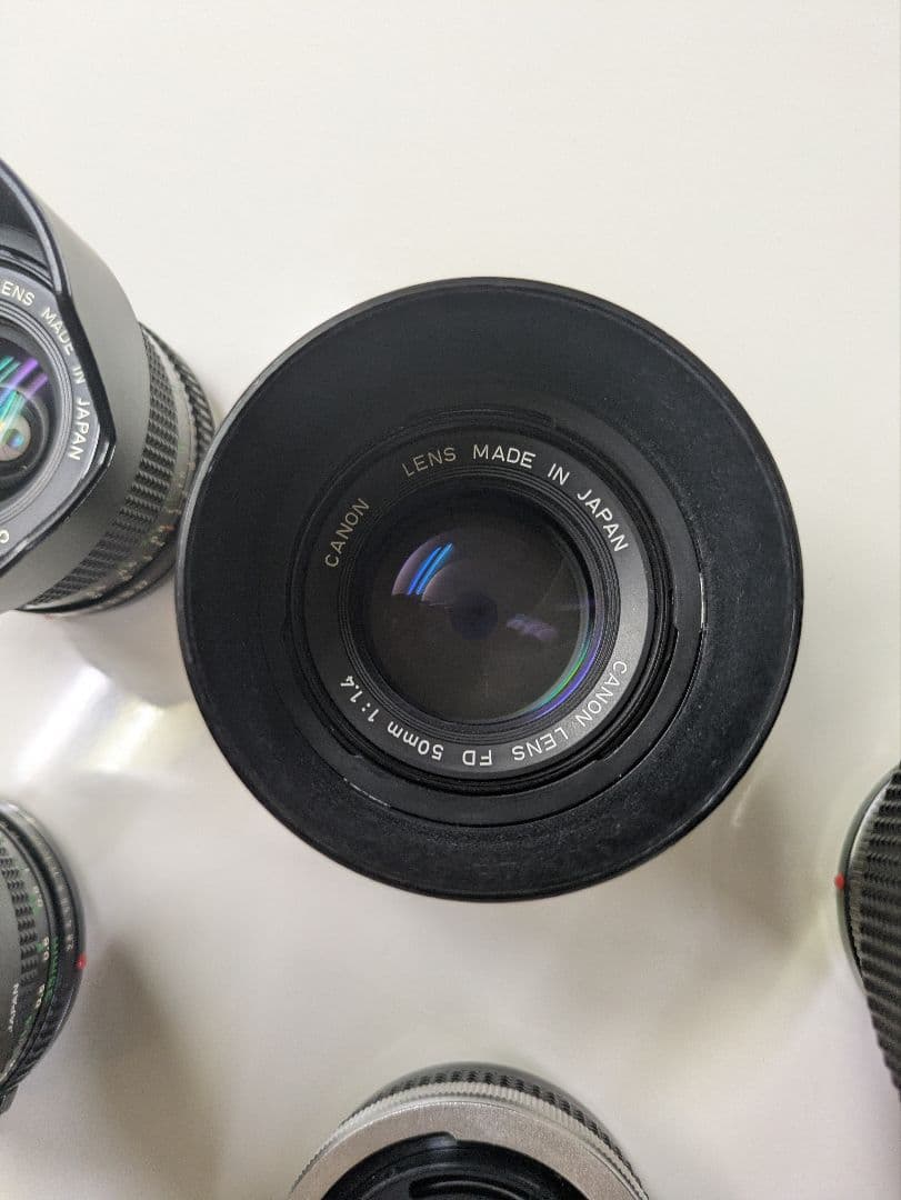 Canon 一眼レフカメラA-1 フィルムカメラとレンズ5本セット