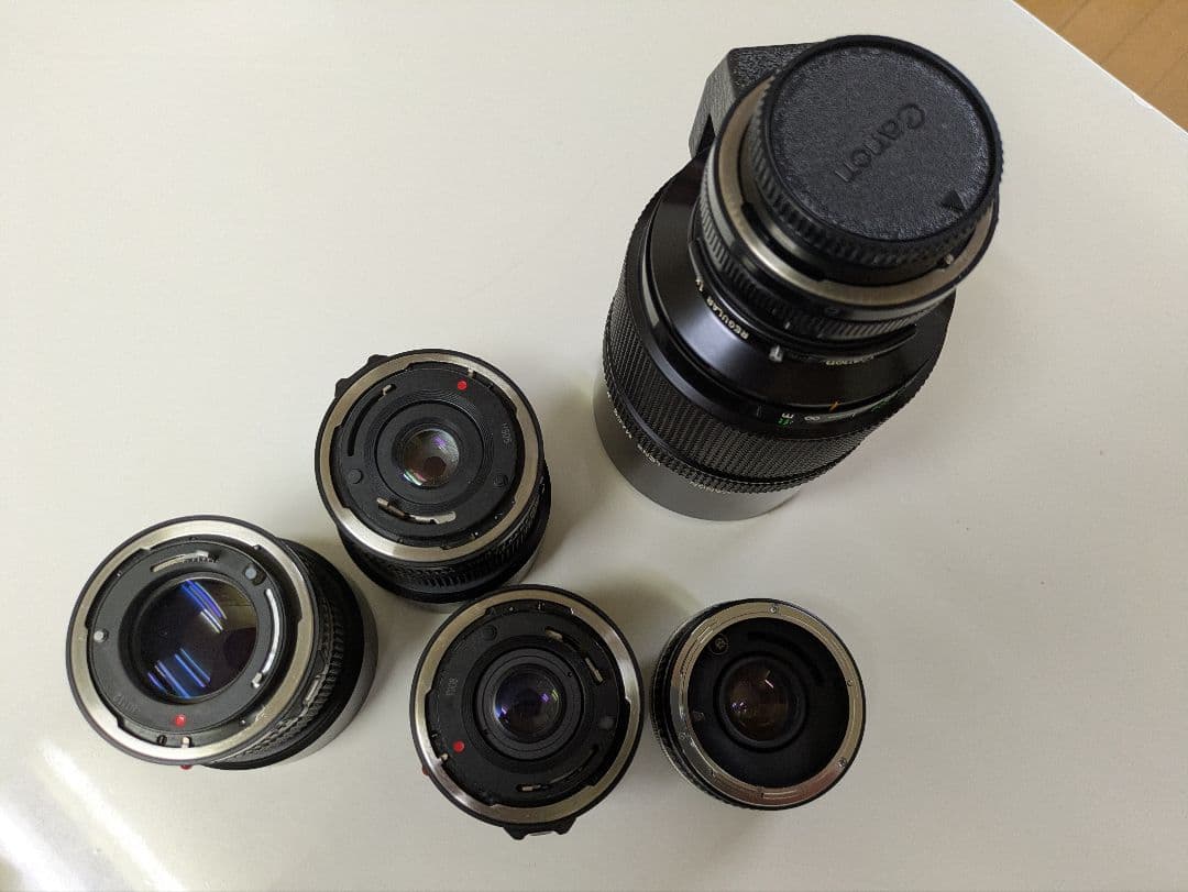 Canon 一眼レフカメラA-1 フィルムカメラとレンズ5本セット