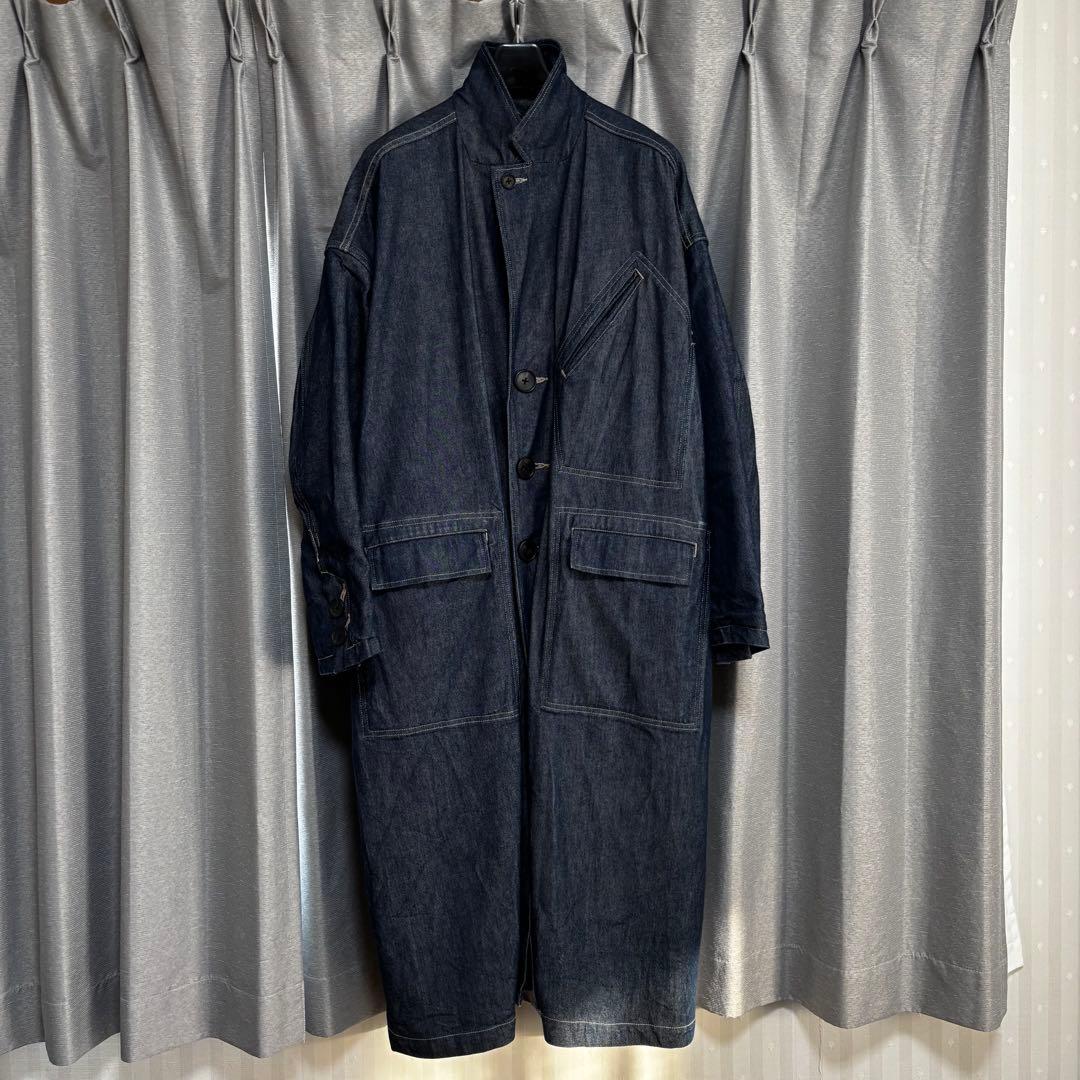 the viridi-anne デニムオーバーコート