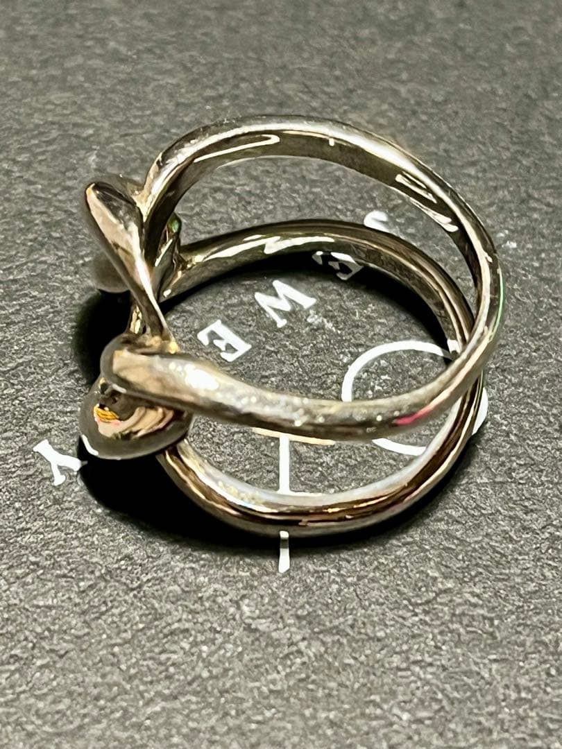 MB OX JEWELRY Big Chain Ring 17 号シルバーリング