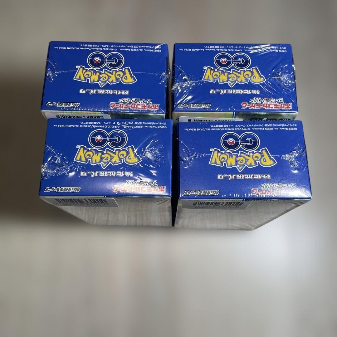 ポケカ　PoKeMoN GO シュリンク付き　4BOX