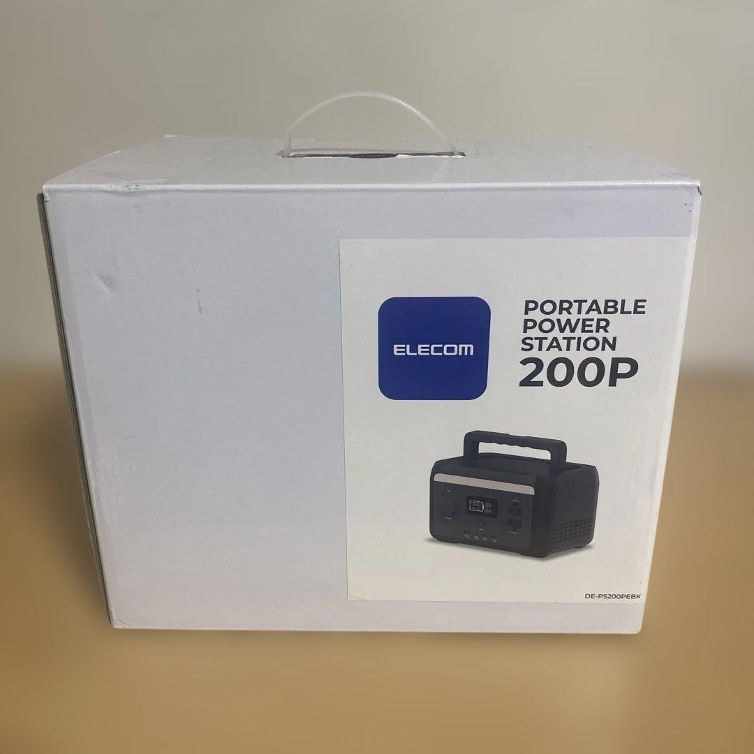 ✨ エレコム ポータブル電源 200P