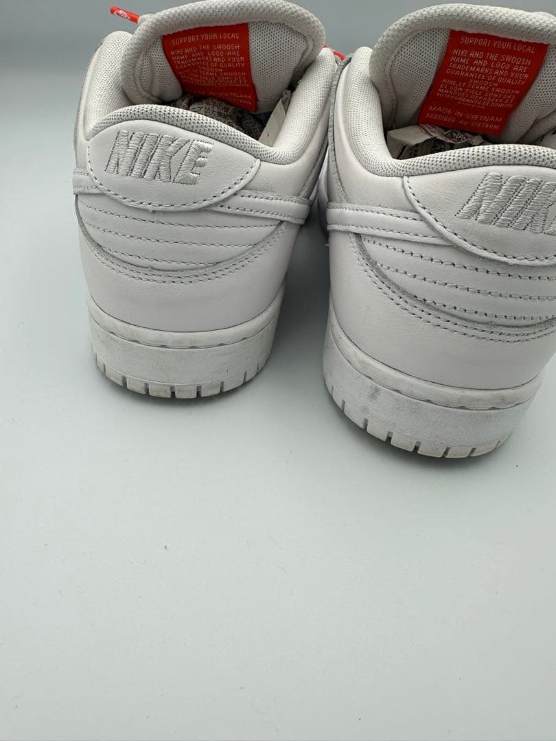 NIKE SB DUNK LOW PRO ”TRIPLE WHITE\"26.5