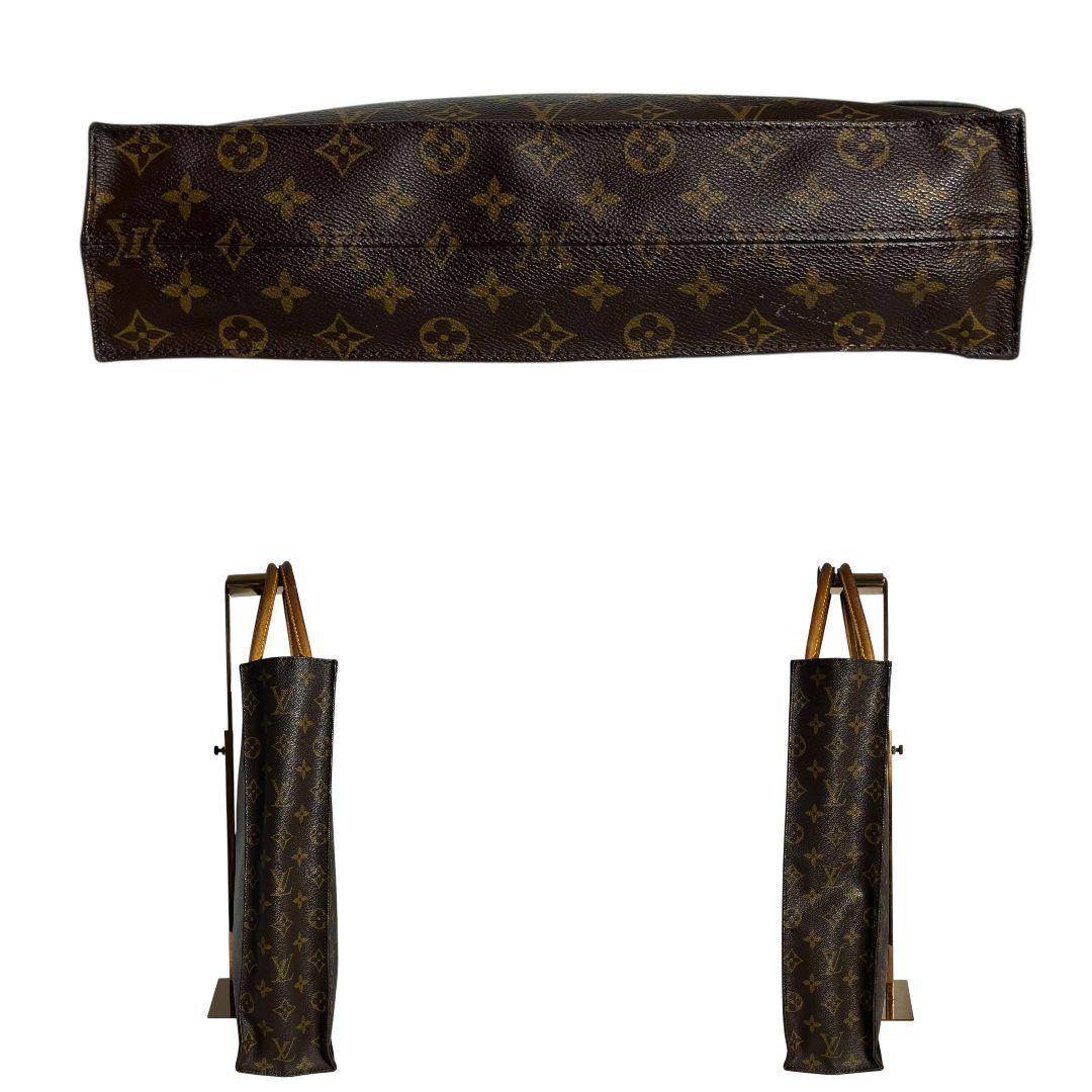 【鑑定済】ルイヴィトン　サックプラ　モノグラム　トートバッグ　ハンドバッグ　茶色