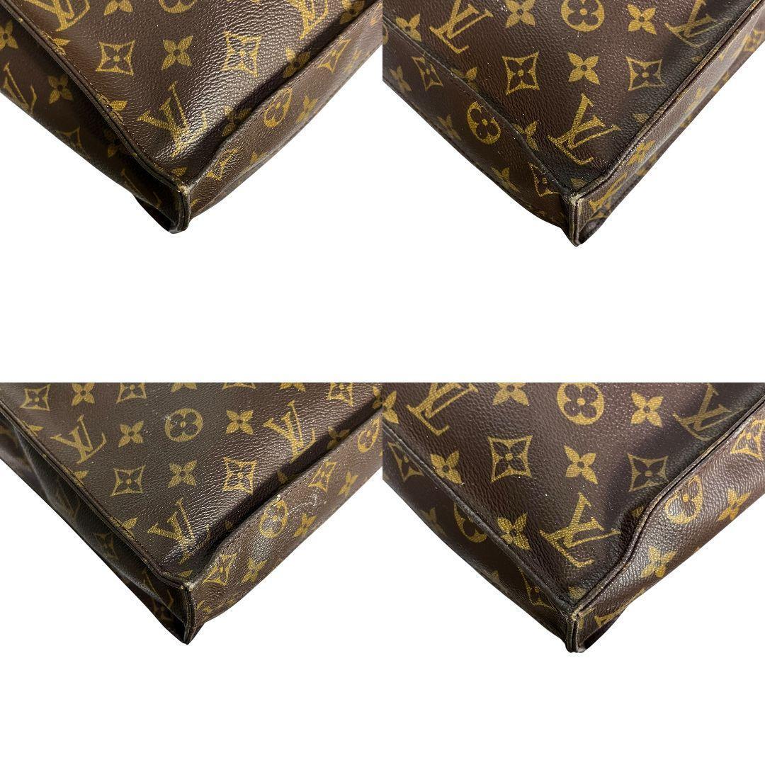 【鑑定済】ルイヴィトン　サックプラ　モノグラム　トートバッグ　ハンドバッグ　茶色