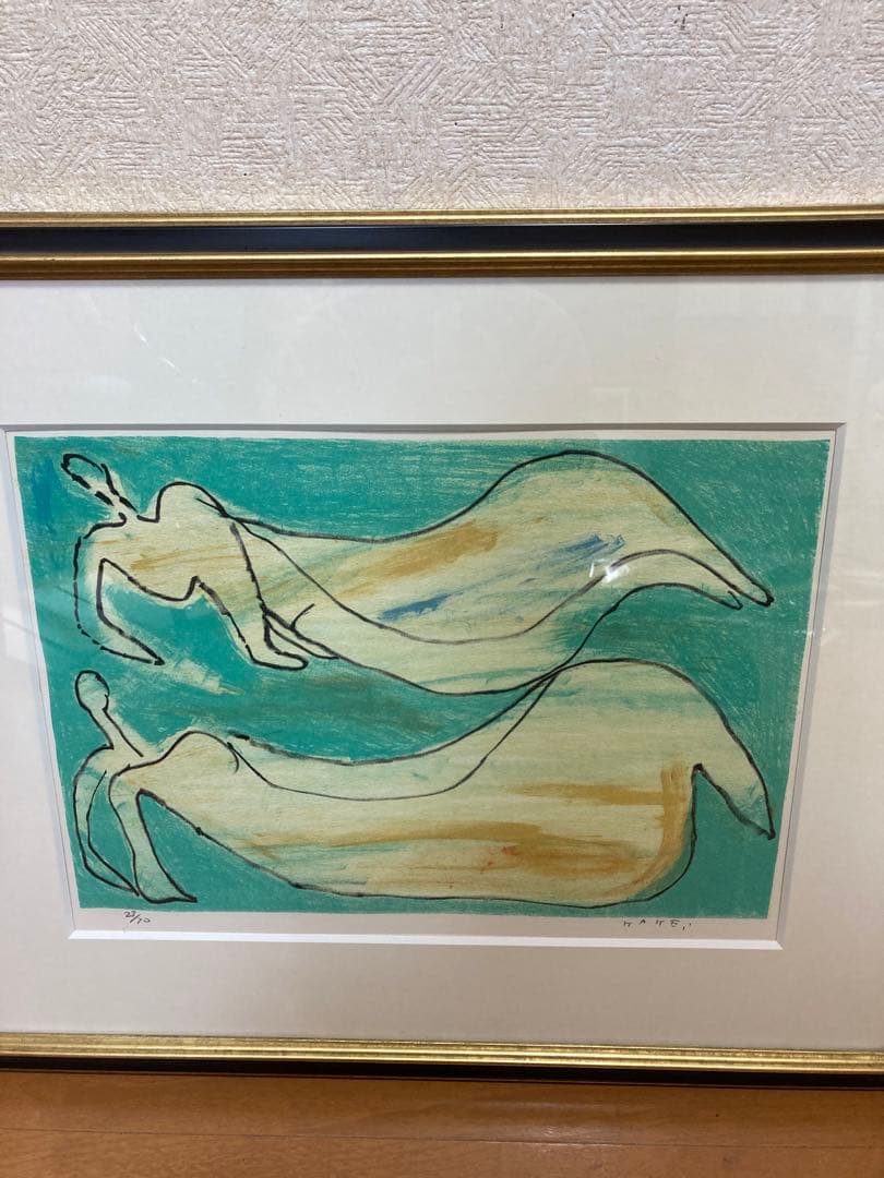 掛井五郎　リトグラフ