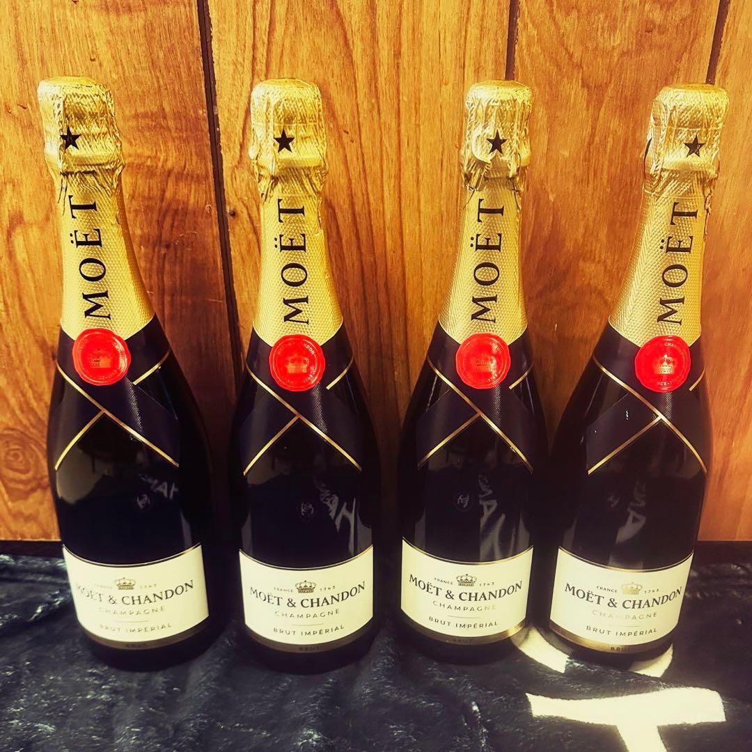 MOET&CHANDONBRUTIMPERIALシャンパン4本セット×750ml