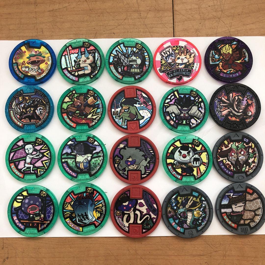 妖怪ウォッチ 妖怪メダル22枚セット！レア入り！