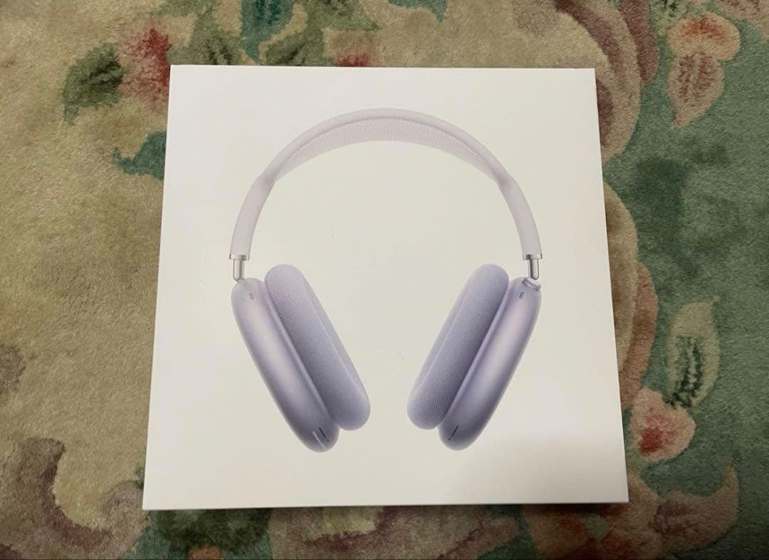 AirPods Max パープル 美品 Apple 純正 箱付き