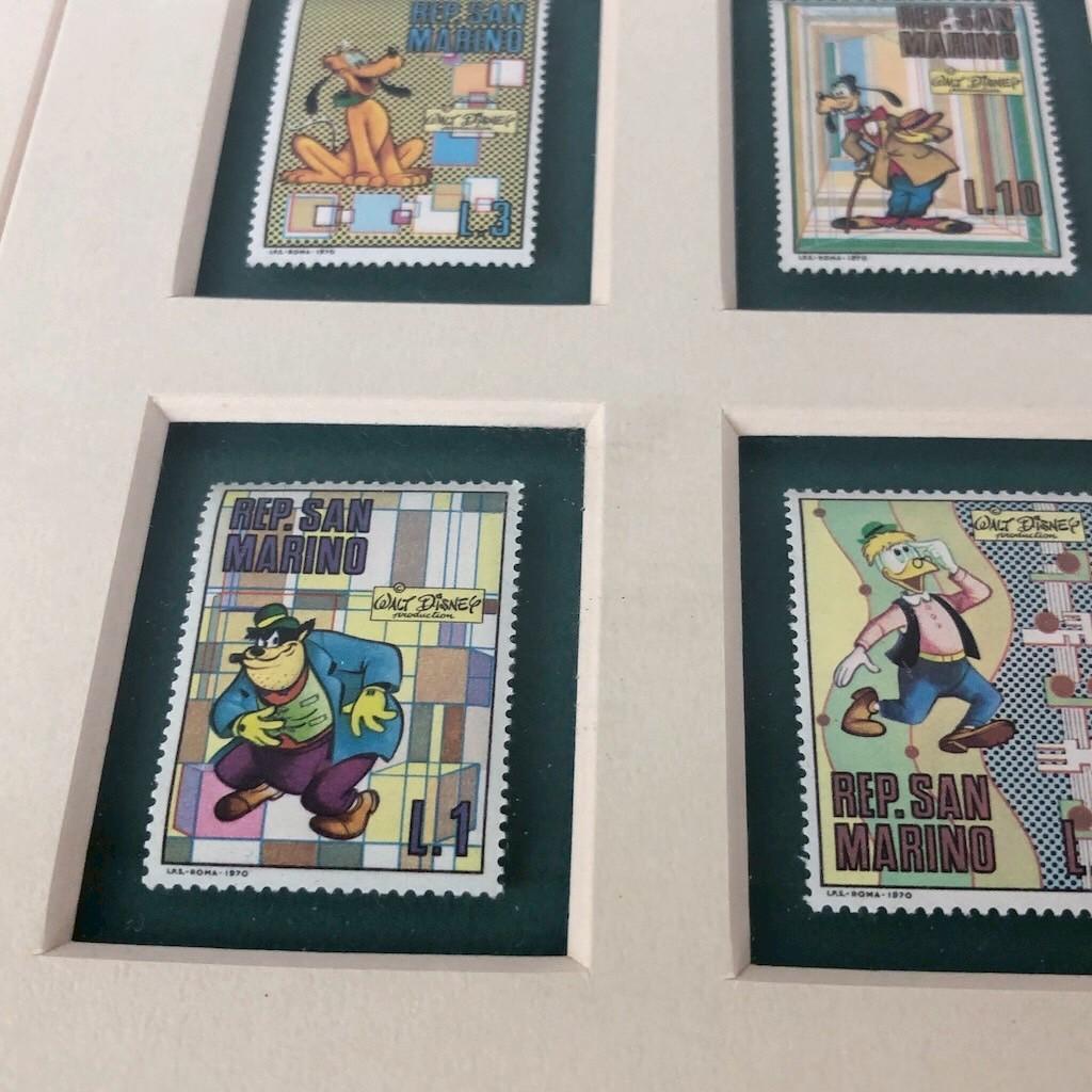 【美品✨】ディズニー 切手アート STAMP ART GALLERY