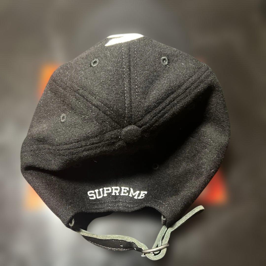 Supreme Sロゴ 黒キャップ