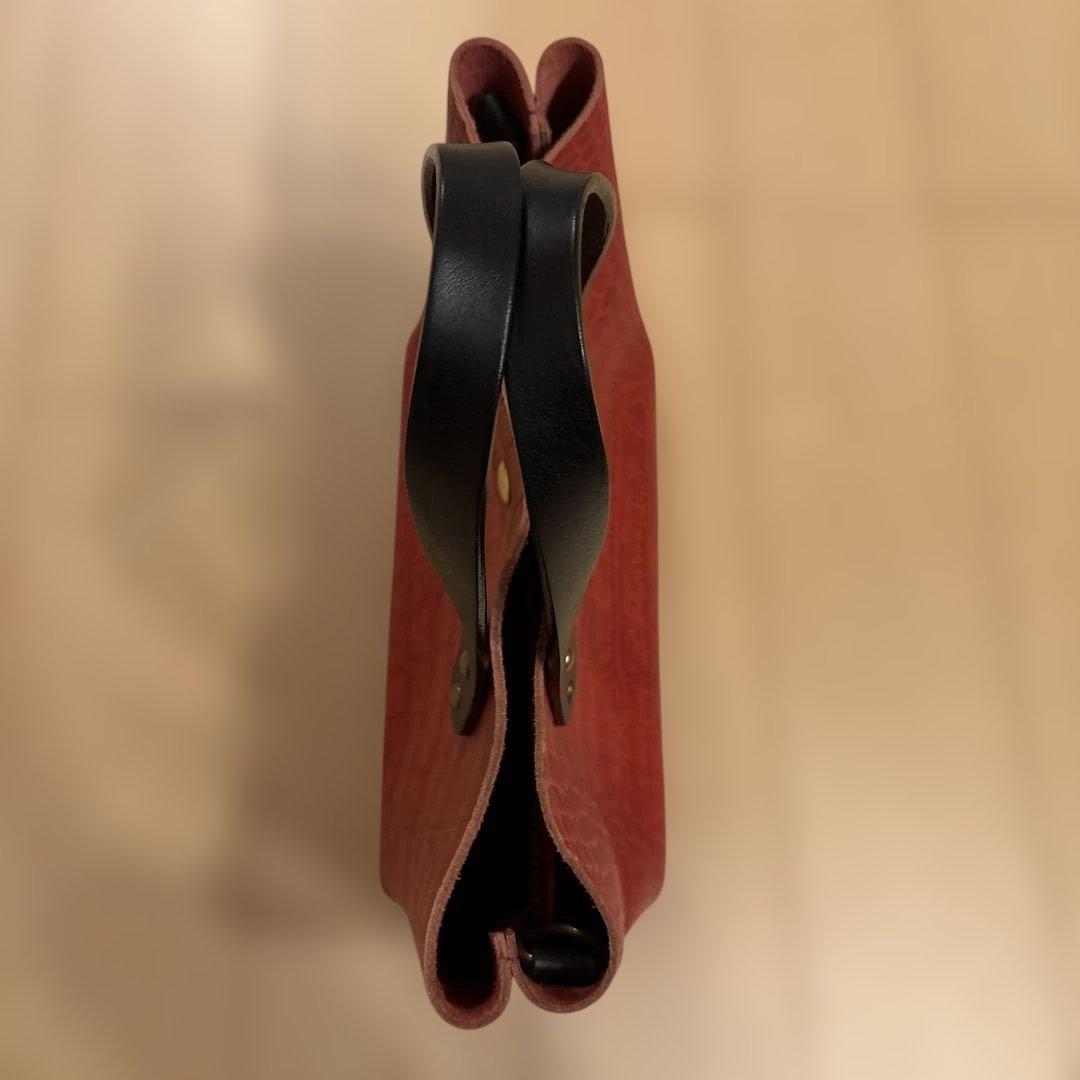 新品未使用品 アレンヌ　クロコダイル型押し ヌメ革 ミニショルダー